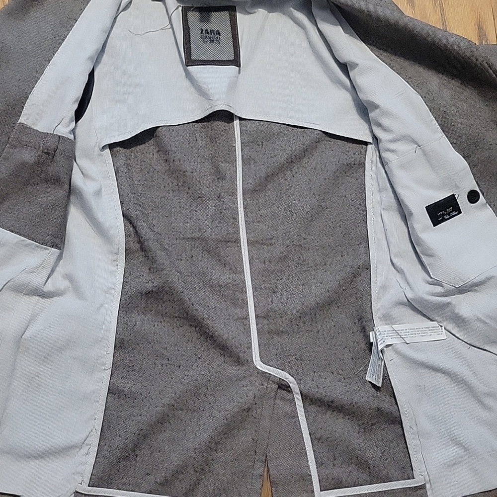 Men's Zara Blazer, size L (Brown) good condition - Picture 5 of 6